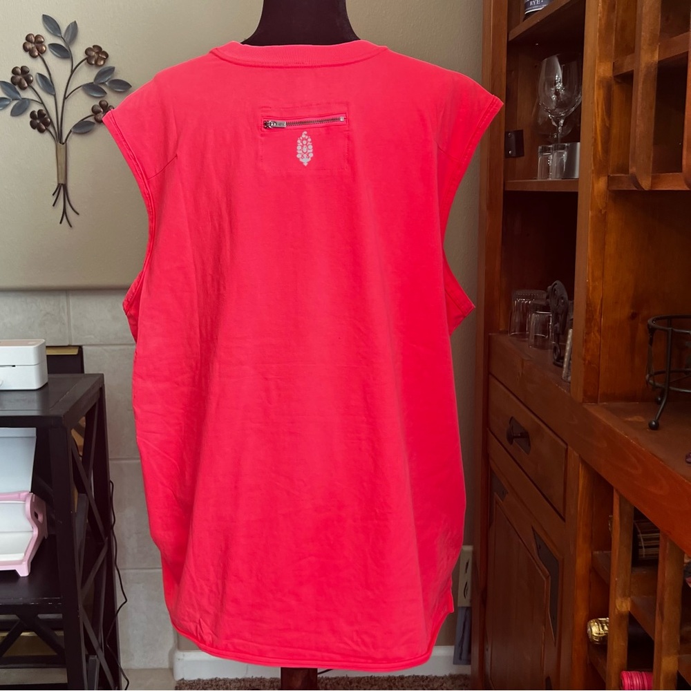 FREE PEOPLE MOVEMENT:”Hot Shot Micro Set”Electric Sunset Shorts/Tank Top NWT - Picture 7 of 8
